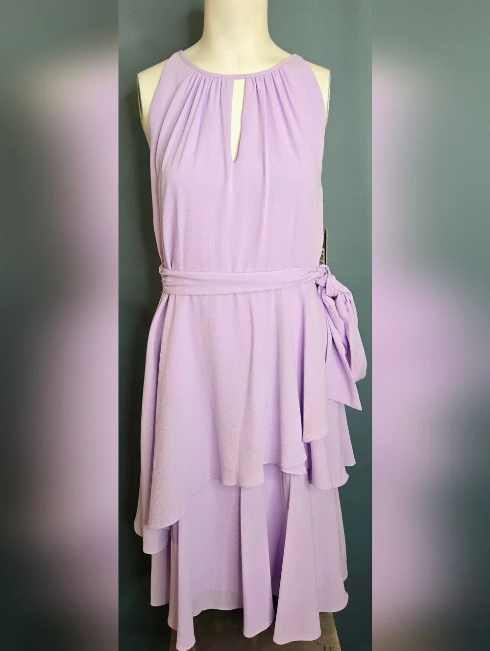 tahari bridesmaid dresses Tahari Arthur Levine Lipstick Red Formal Bridesmaid Long Satin Dress Sz 6
